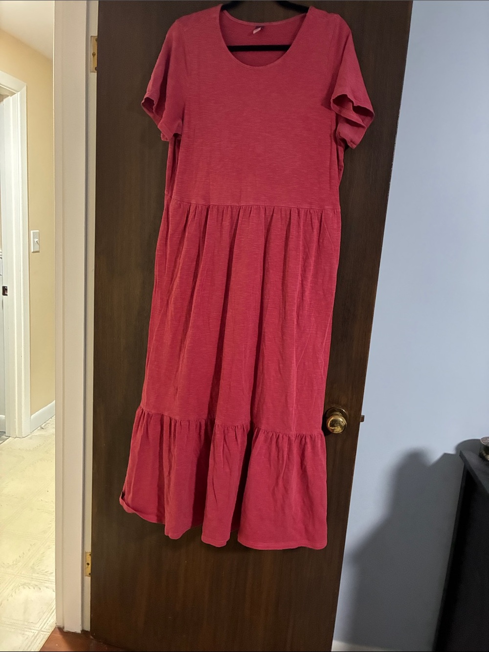 Women’s Large Old Navy Tiered Short-Sleeve Dress